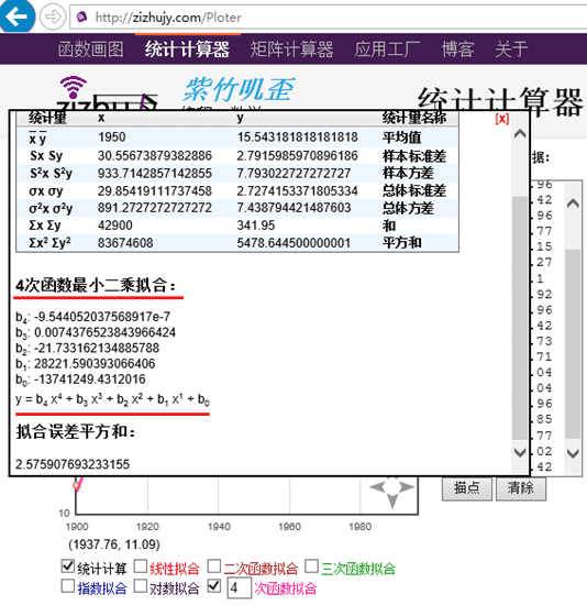 在线统计计算器