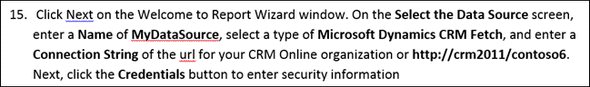 Solved: Can't select "Microsoft Dynamic CRM Fetch" as the new data source type